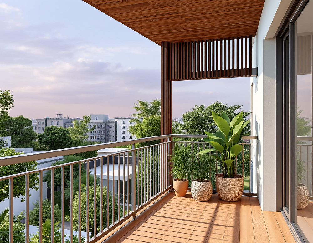 Ankara balkon ve teras dekorasyonu - Öztürk 1 Yapı Tasarım