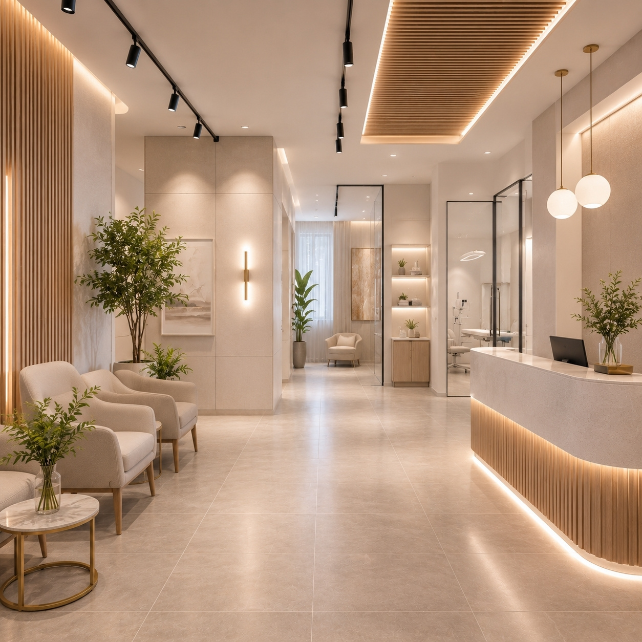 Ankara klinik tadilatı uygulamaları - Öztürk 1 Yapı Tasarım
