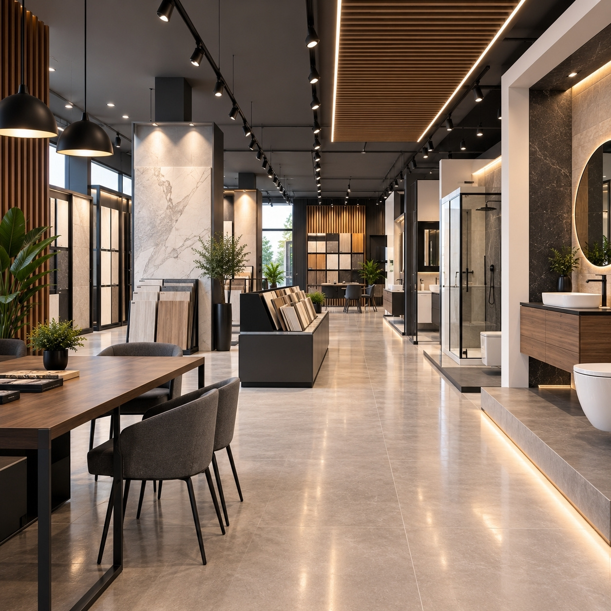 Ankara showroom tadilatı uygulamaları - Öztürk 1 Yapı Tasarım